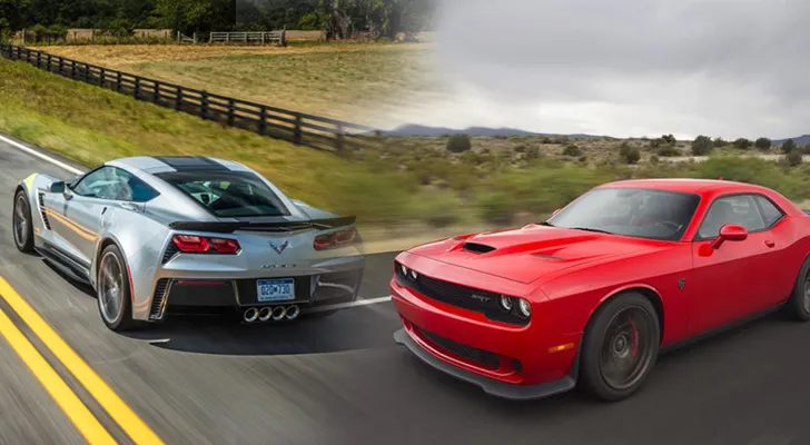 muscle cars vs. supercars
