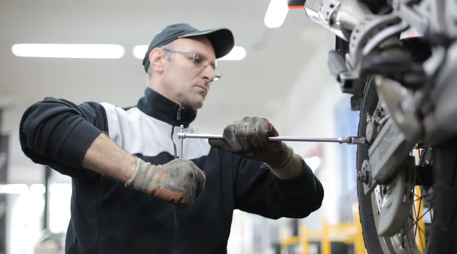 motorcycle chain maintenance