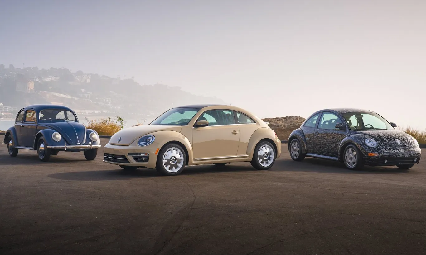 shape of the Volkswagen Beetle