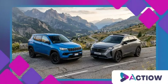 Jeep Compass EV vs Peugeot E-3008: which electric SUV travels farther?